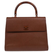 Chanel 2000-2001 Brown Caviar Handbag