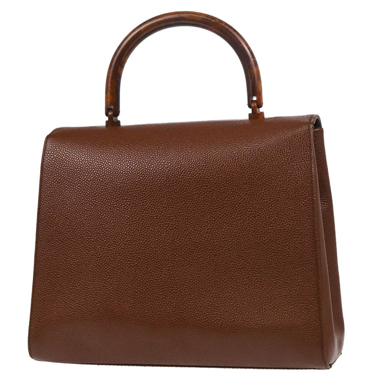 Chanel 2000-2001 Brown Caviar Handbag