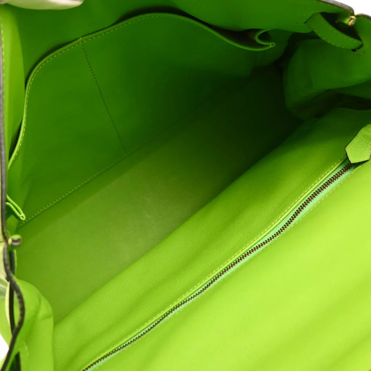 Hermes 1996 Apple Green Gulliver Kelly 32 Retourne 2way Shoulder Handbag