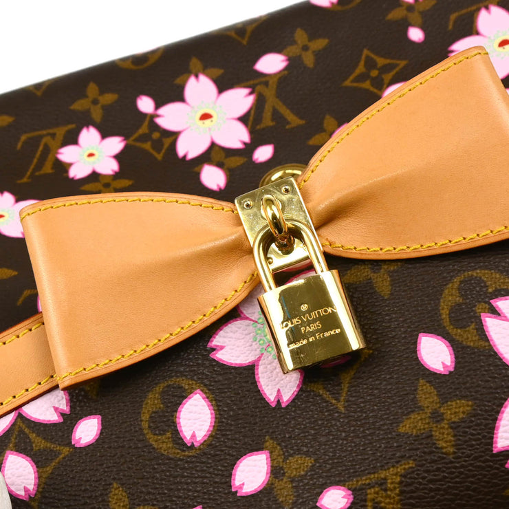 Louis Vuitton 2003 Monogram Cherry Blossom Sac Retro PM Handbag M92012