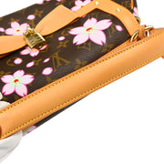 Louis Vuitton 2003 Monogram Cherry Blossom Sac Retro PM Handbag M92012