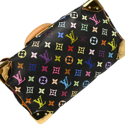 Louis Vuitton 2003 Black Monogram Multicolor Speedy 30 Handbag M92642