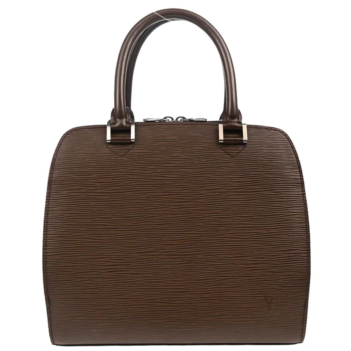 Louis Vuitton 2004 Brown Epi Pont Neuf Handbag M5205D