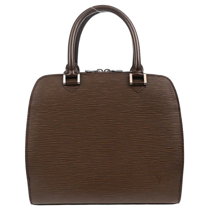 Louis Vuitton 2004 Brown Epi Pont Neuf Handbag M5205D