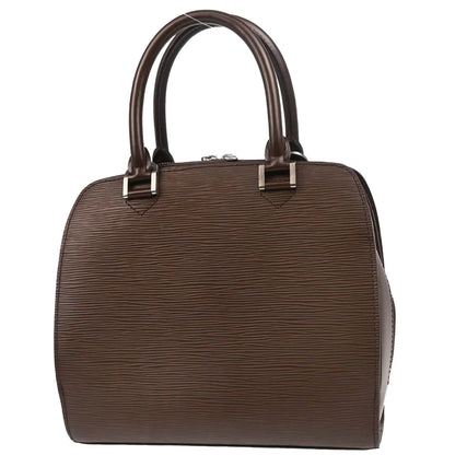 Louis Vuitton 2004 Brown Epi Pont Neuf Handbag M5205D