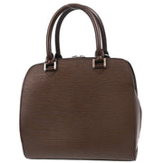 Louis Vuitton 2004 Brown Epi Pont Neuf Handbag M5205D