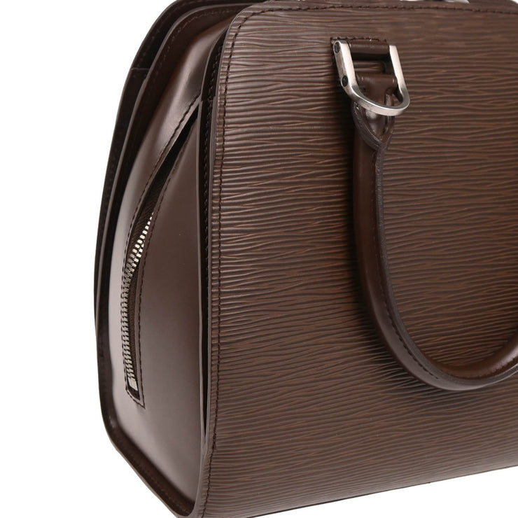 Louis Vuitton 2004 Brown Epi Pont Neuf Handbag M5205D