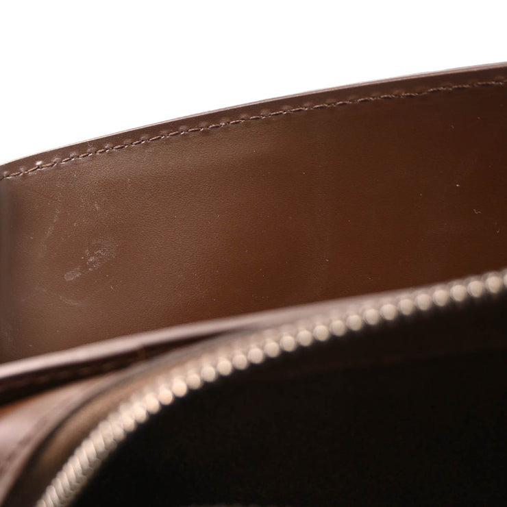Louis Vuitton 2004 Brown Epi Pont Neuf Handbag M5205D