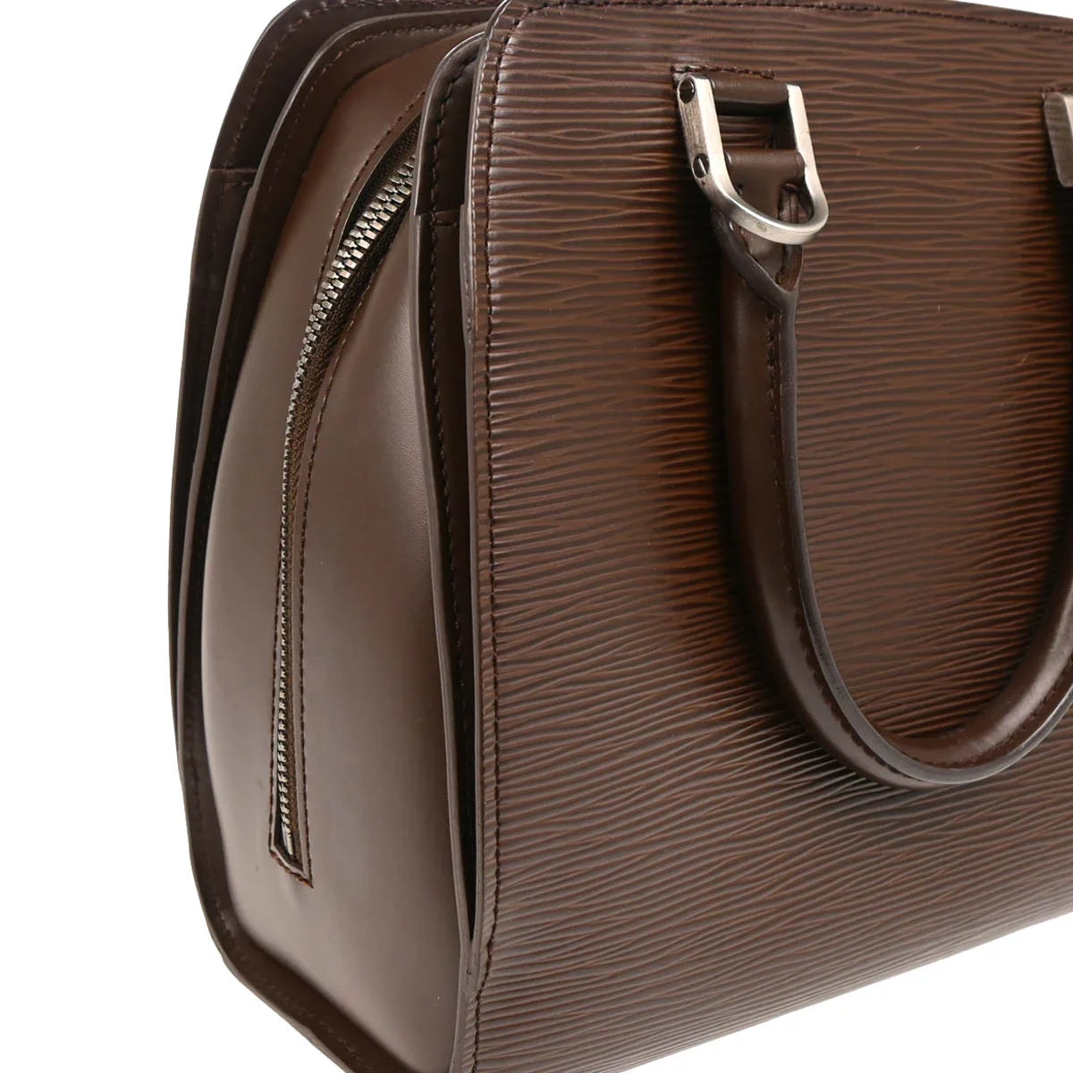 Louis Vuitton 2003 Brown Epi Pont Neuf Handbag M5205D
