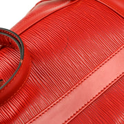 Louis Vuitton 1995 Red Epi Randonnee PM Bucket Shoulder Bag M52357