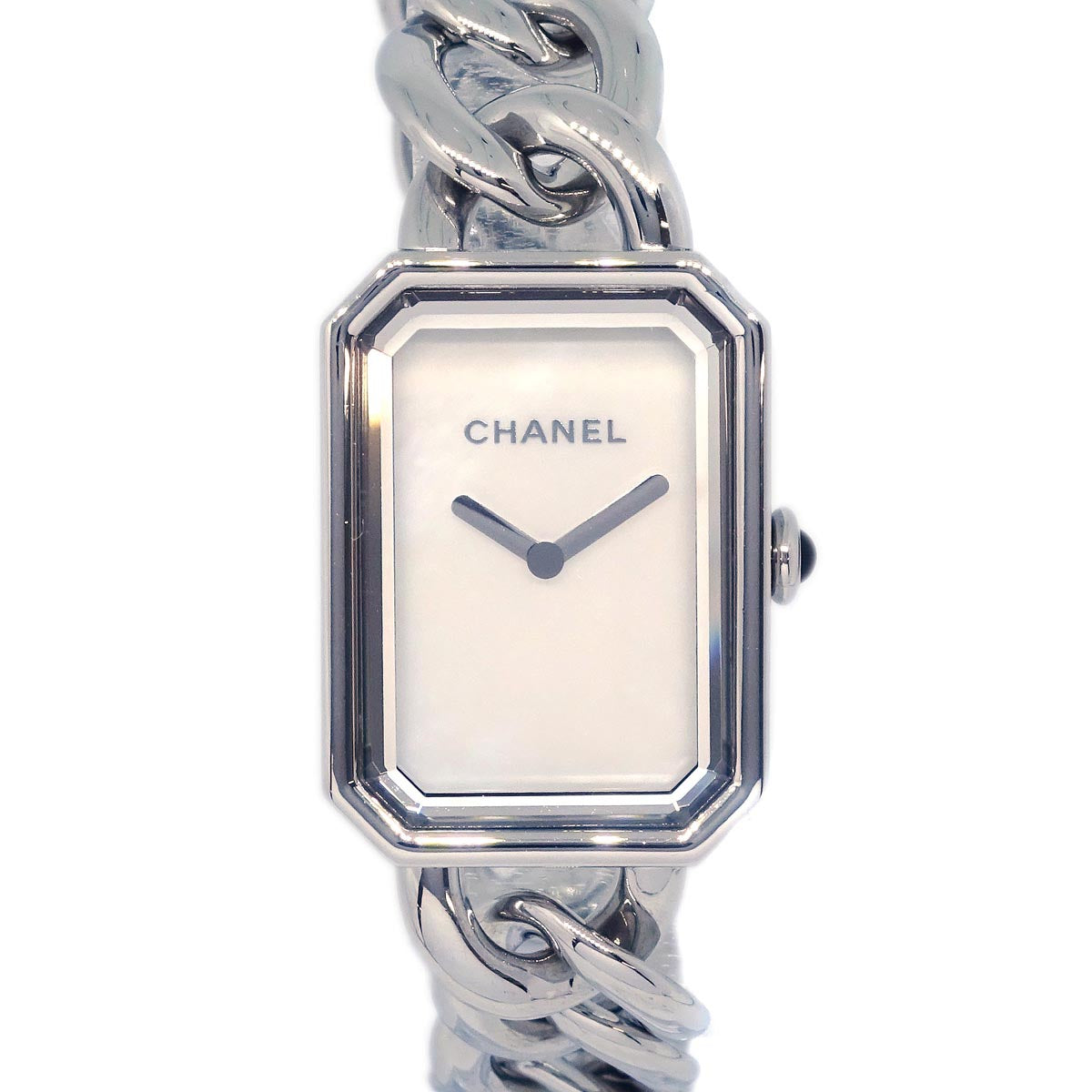 Chanel H3251 Premiere Quartz Watch Silver SS Shell #M
