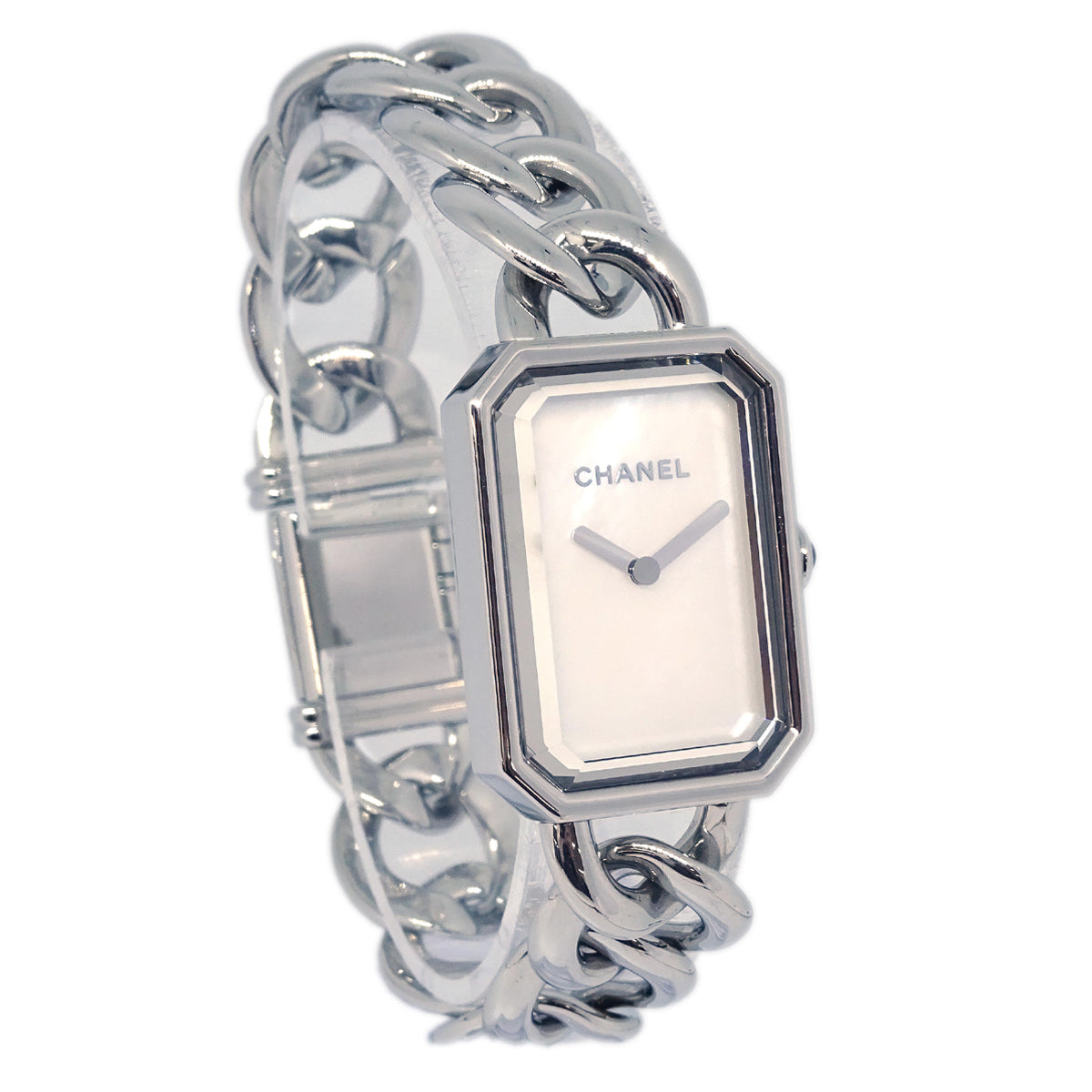 Chanel H3251 Premiere Quartz Watch Silver SS Shell #M