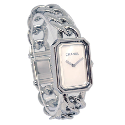 Chanel H3251 Premiere Quartz Watch Silver SS Shell #M