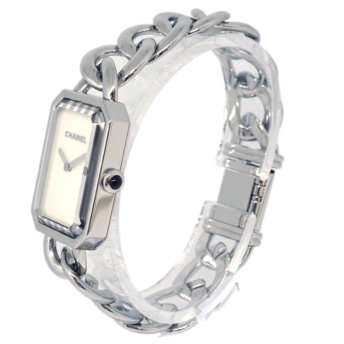 Chanel H3251 Premiere Quartz Watch Silver SS Shell #M