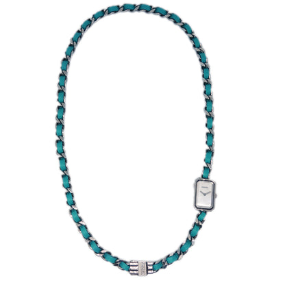 Chanel 2016 H4559 Premiere Rock Pop Quartz Watch Silver SS