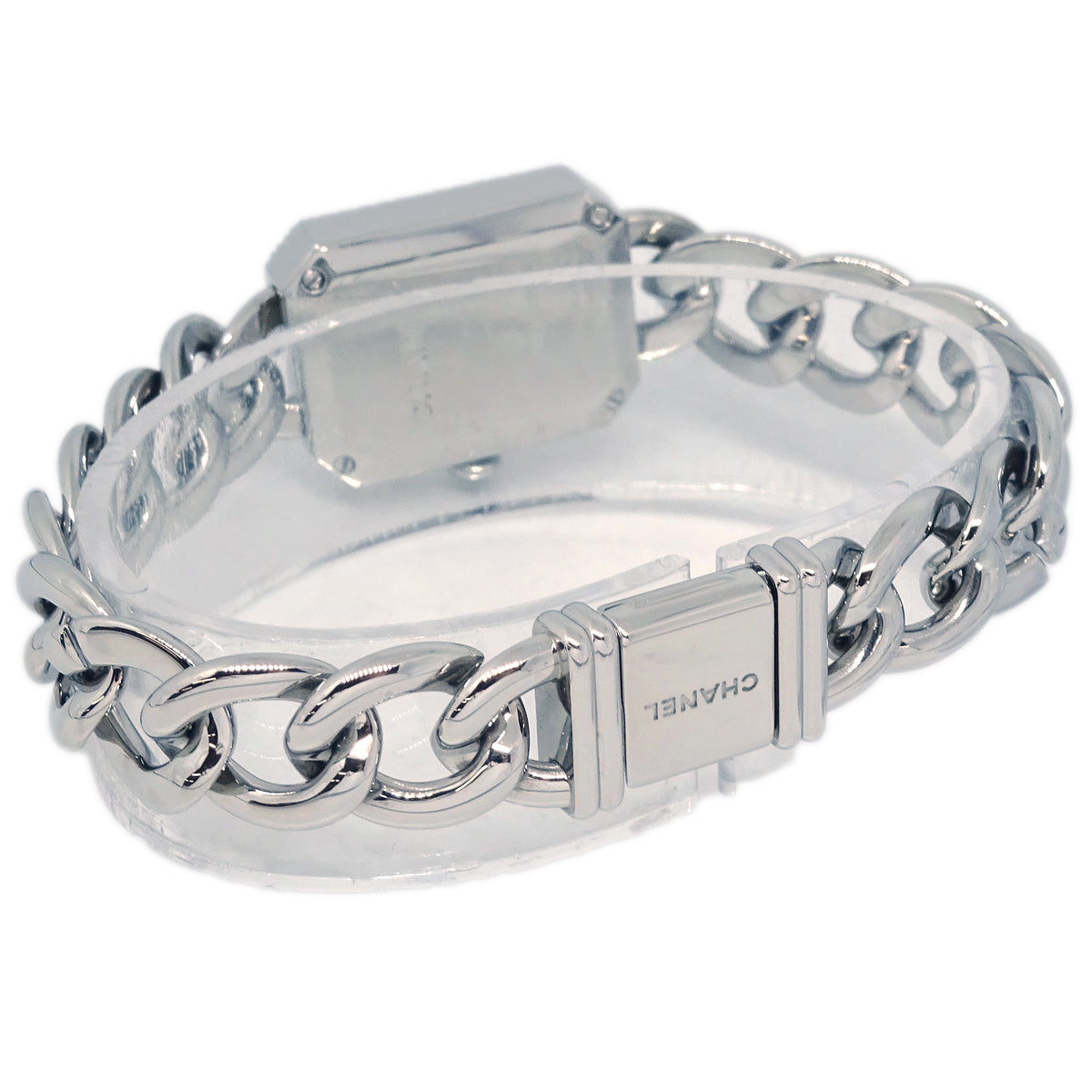 Chanel Ref.H7021 Premiere Quartz Watch Silver SS Diamond