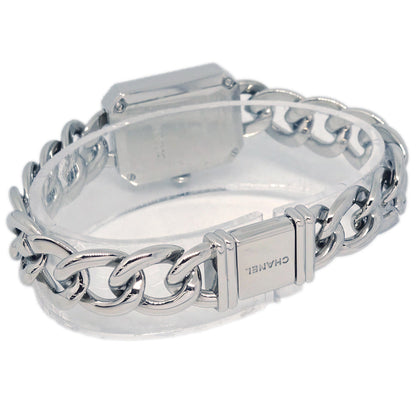 Chanel Ref.H7021 Premiere Quartz Watch Silver SS Diamond