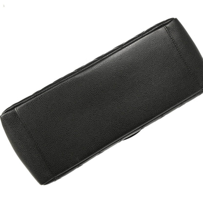 Chanel 2013-2014 Black Caviar Grand Shopping Tote GST Handbag