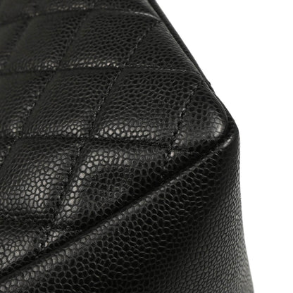 Chanel 2013-2014 Black Caviar Grand Shopping Tote GST Handbag