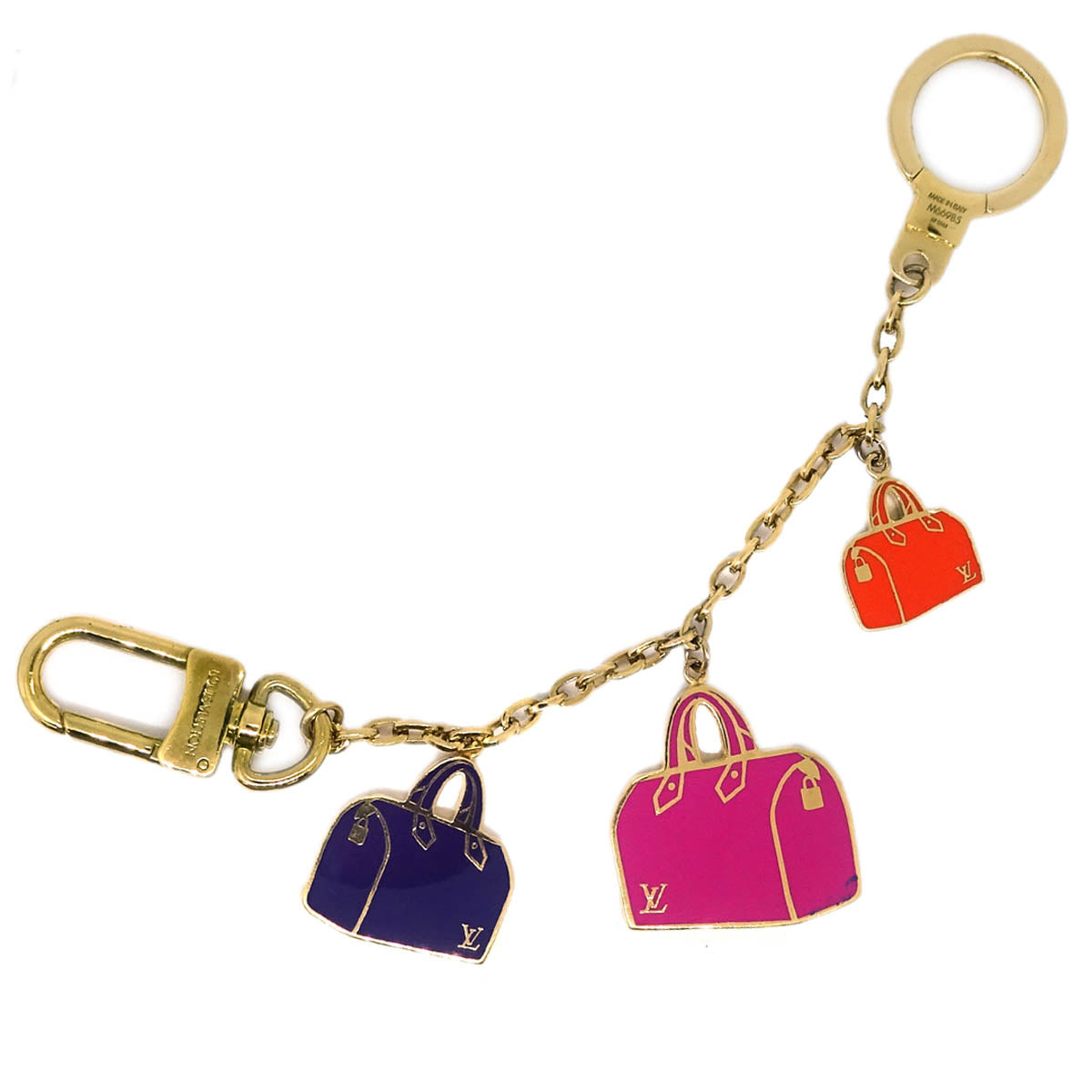 Louis Vuitton Chain Iconic Keyring Bag Charm M66985 Small Good