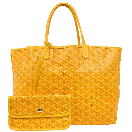 Goyard 2014 Yellow Saint Louis PM Tote Handbag