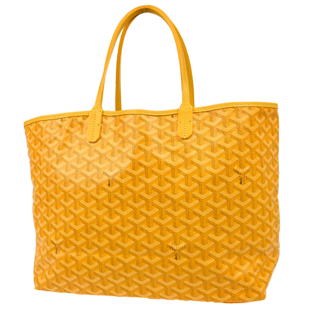 Goyard 2014 Yellow Saint Louis PM Tote Handbag