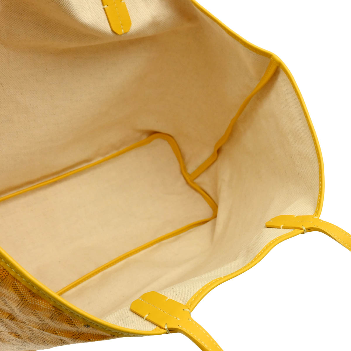 Goyard 2014 Yellow Saint Louis PM Tote Handbag