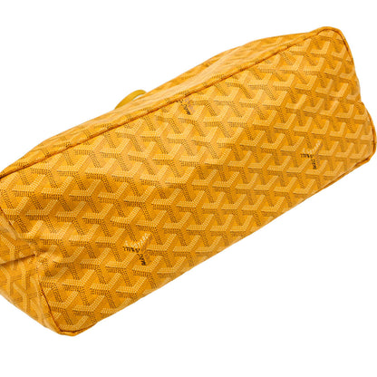 Goyard 2014 Yellow Saint Louis PM Tote Handbag