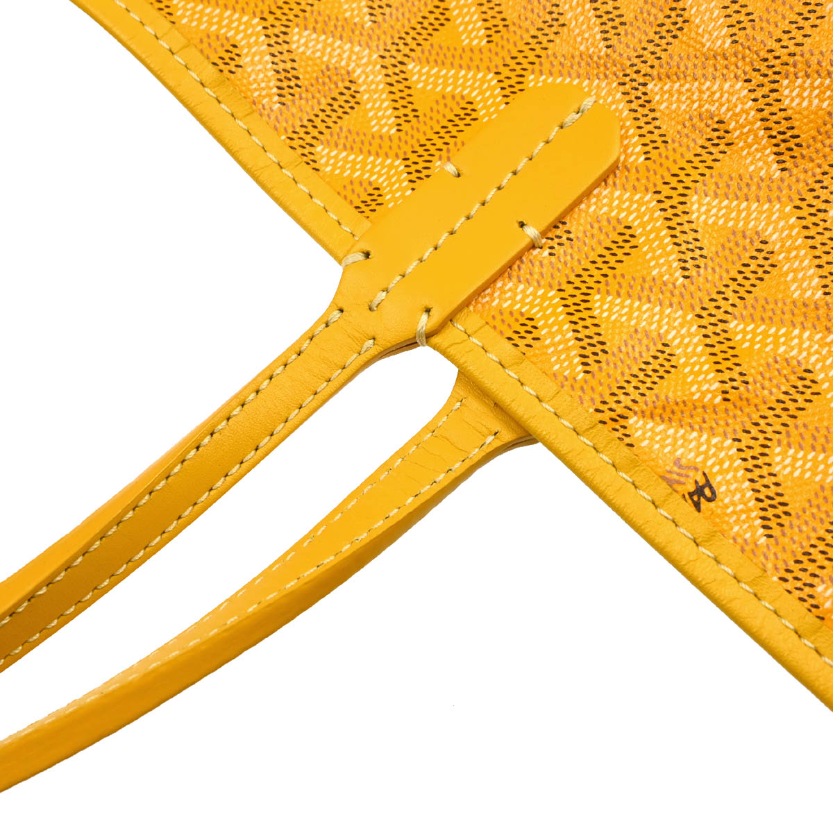 Goyard 2014 Yellow Saint Louis PM Tote Handbag