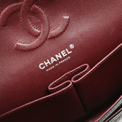 Chanel 2019 Black Caviar Small Classic Double Flap Shoulder Bag