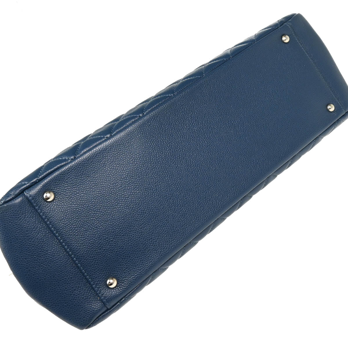 Chanel 2012-2013 Blue Caviar Grand Shopping Tote GST XL Handbag