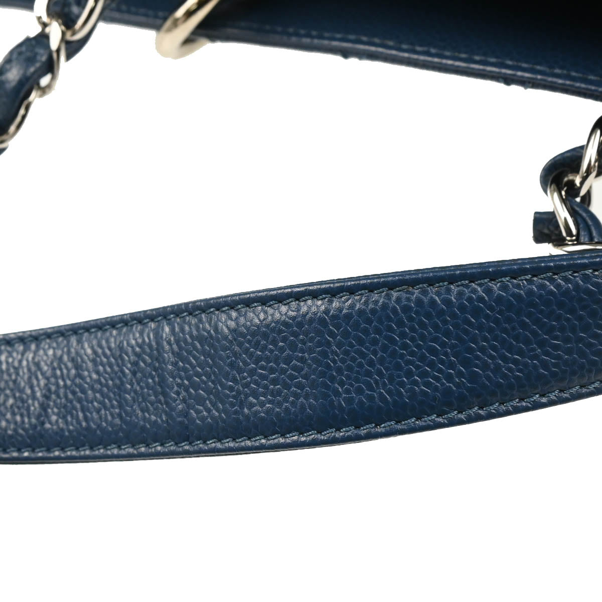 Chanel 2012-2013 Blue Caviar Grand Shopping Tote GST XL Handbag