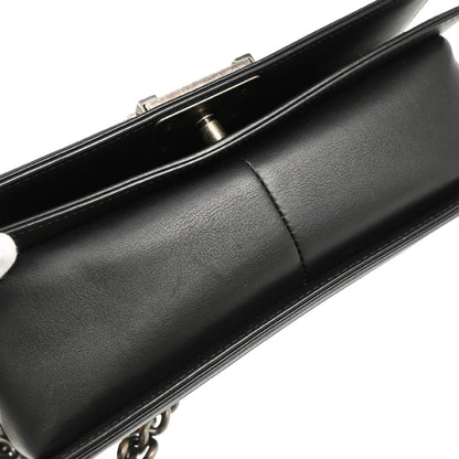 Boy Chanel 2018-2019 Black Bronze Lambskin Medium Shoulder Bag