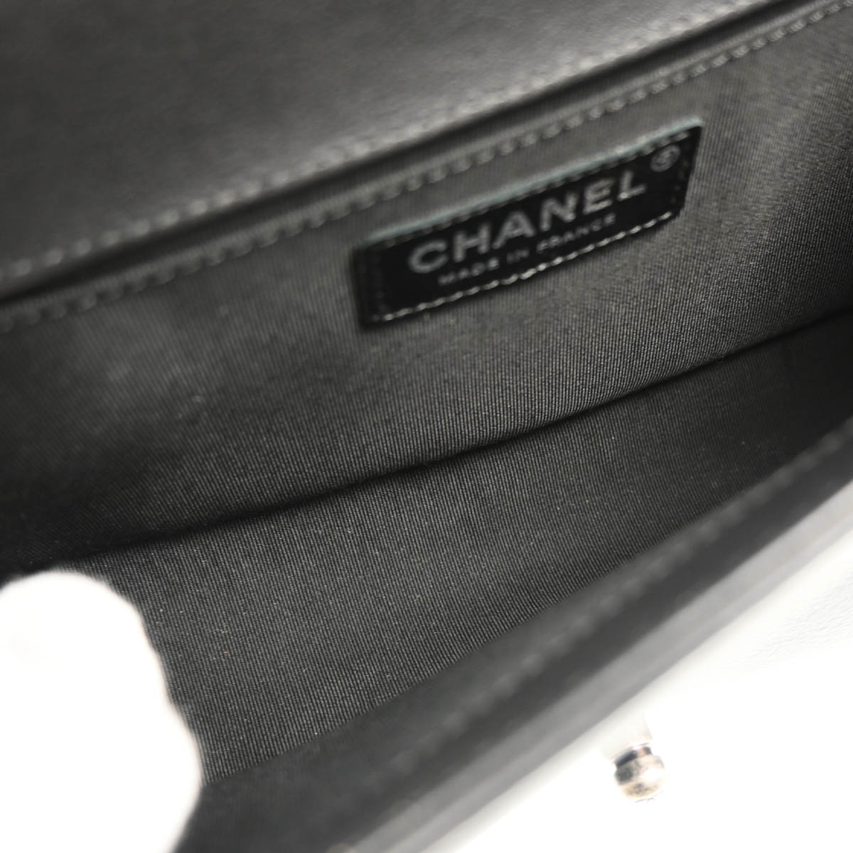 Boy Chanel 2018-2019 Black Bronze Lambskin Medium Shoulder Bag
