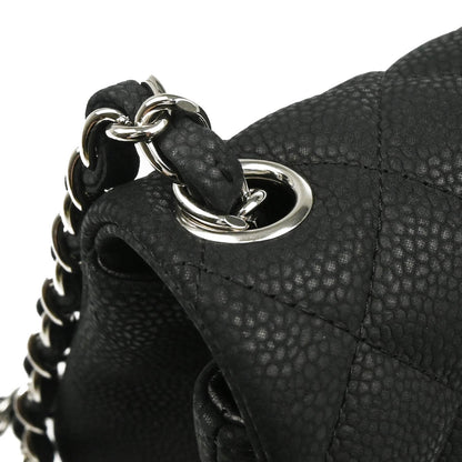 Chanel 2012-2013 Black Caviar Mini Classic Square Flap Bag 17