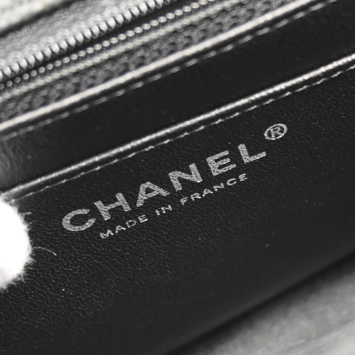 Chanel 2012-2013 Black Caviar Mini Classic Square Flap Bag 17