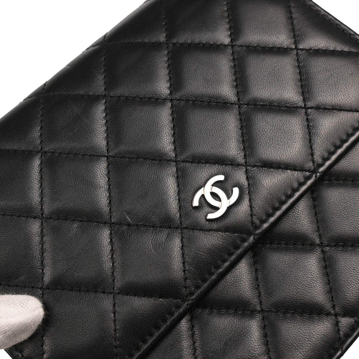 Chanel 2017-2018 Black Lambskin WOC Shoulder Bag