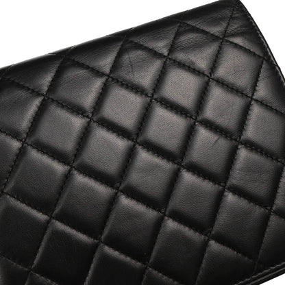 Chanel 2017-2018 Black Lambskin WOC Shoulder Bag