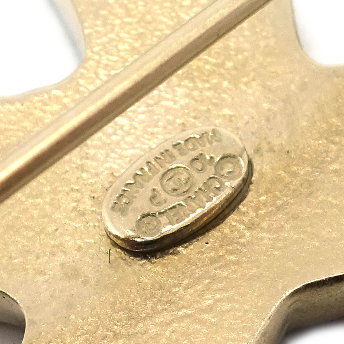 Chanel CC Brooch Pin Gold 10P