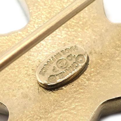 Chanel CC Brooch Pin Gold 10P