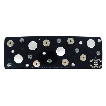 Chanel Barrette Hair Accessories Black 10P