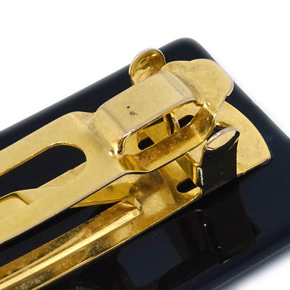 Chanel Barrette Hair Accessories Black 10P