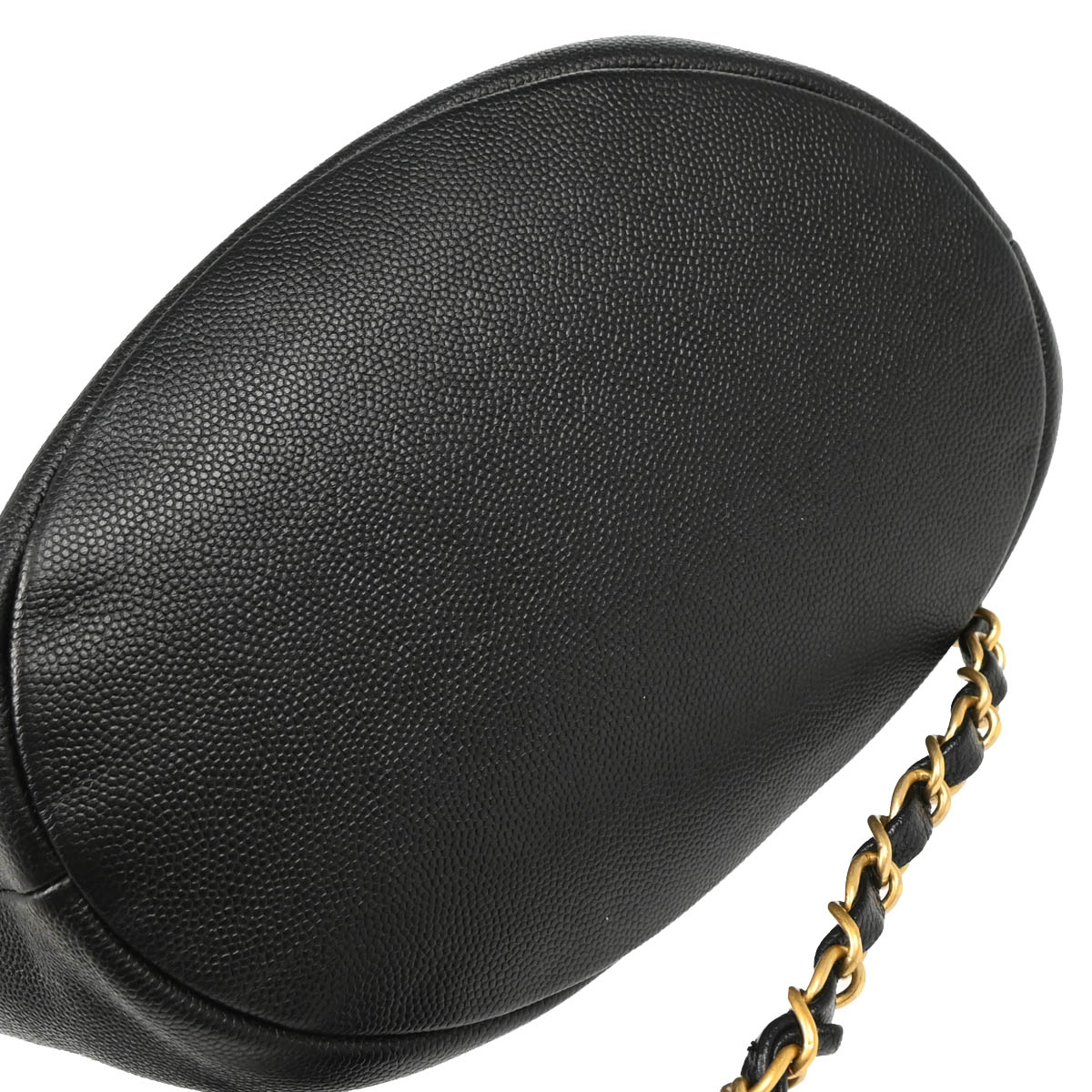 Chanel 2019 Black Caviar Deauville Bucket Bag
