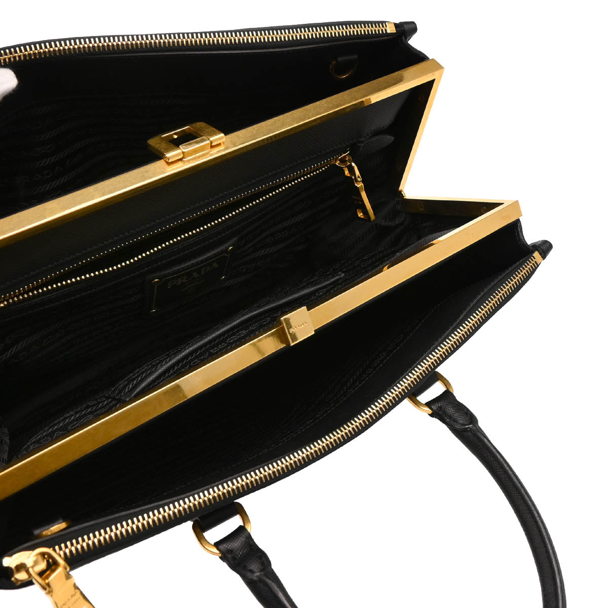 Prada Black Leather Handbag