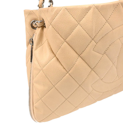 Chanel 2011 Beige Caviar Timeless Tote Handbag