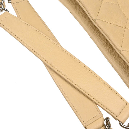 Chanel 2011 Beige Caviar Timeless Tote Handbag