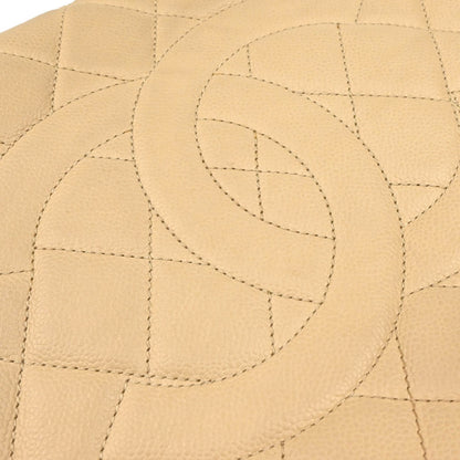 Chanel 2011 Beige Caviar Timeless Tote Handbag