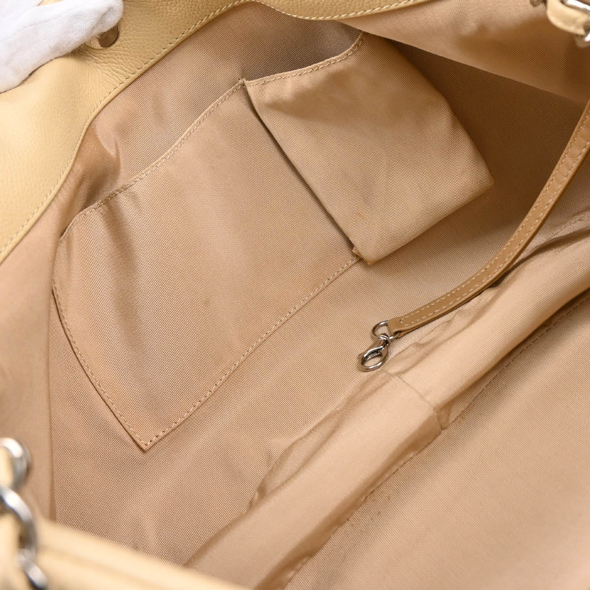 Chanel 2011 Beige Caviar Timeless Tote Handbag