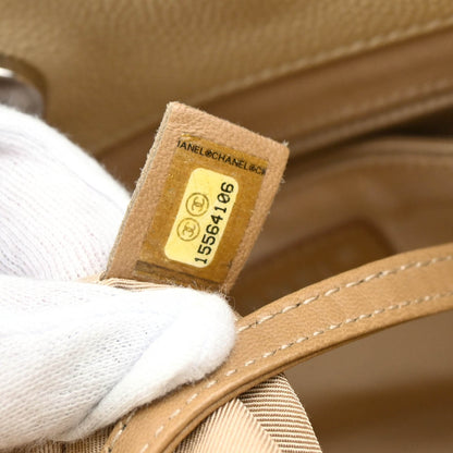 Chanel 2011 Beige Caviar Timeless Tote Handbag