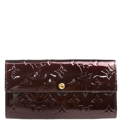Louis Vuitton 2012 Purple Vernis Portefeuille Sarah Wallet M93524